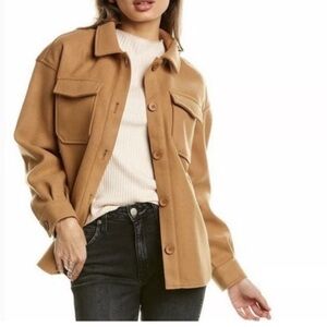 Avec Les Filles Camel Shacket from Anthropologie